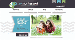 Desktop Screenshot of gomontessori.com